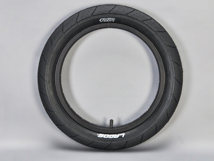 RSR 16 inch BMX Tyres Black - PAIR